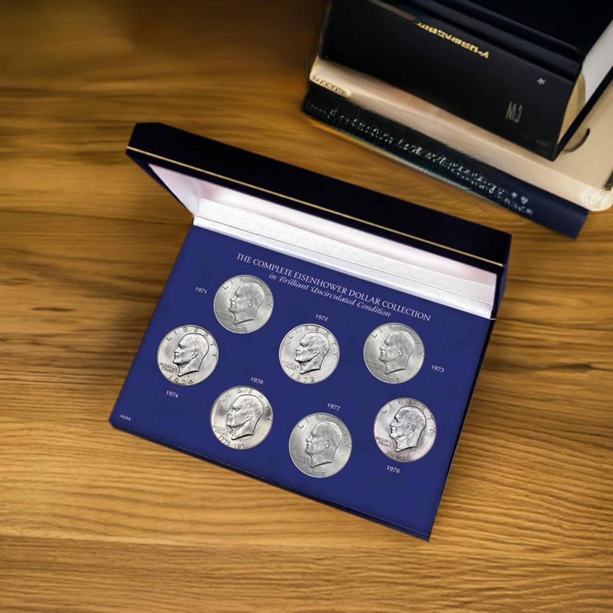 Complete Eisenhower Dollar Collection in Brilliant Uncirculated Condition
